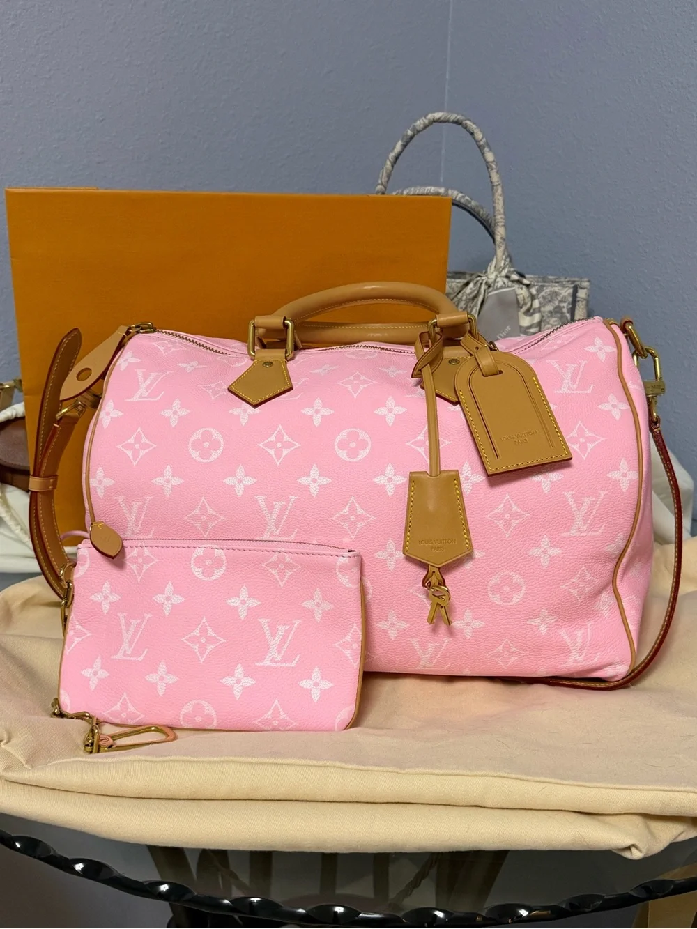 Louis Vuitton P9 Speedy 40 Candy Pink